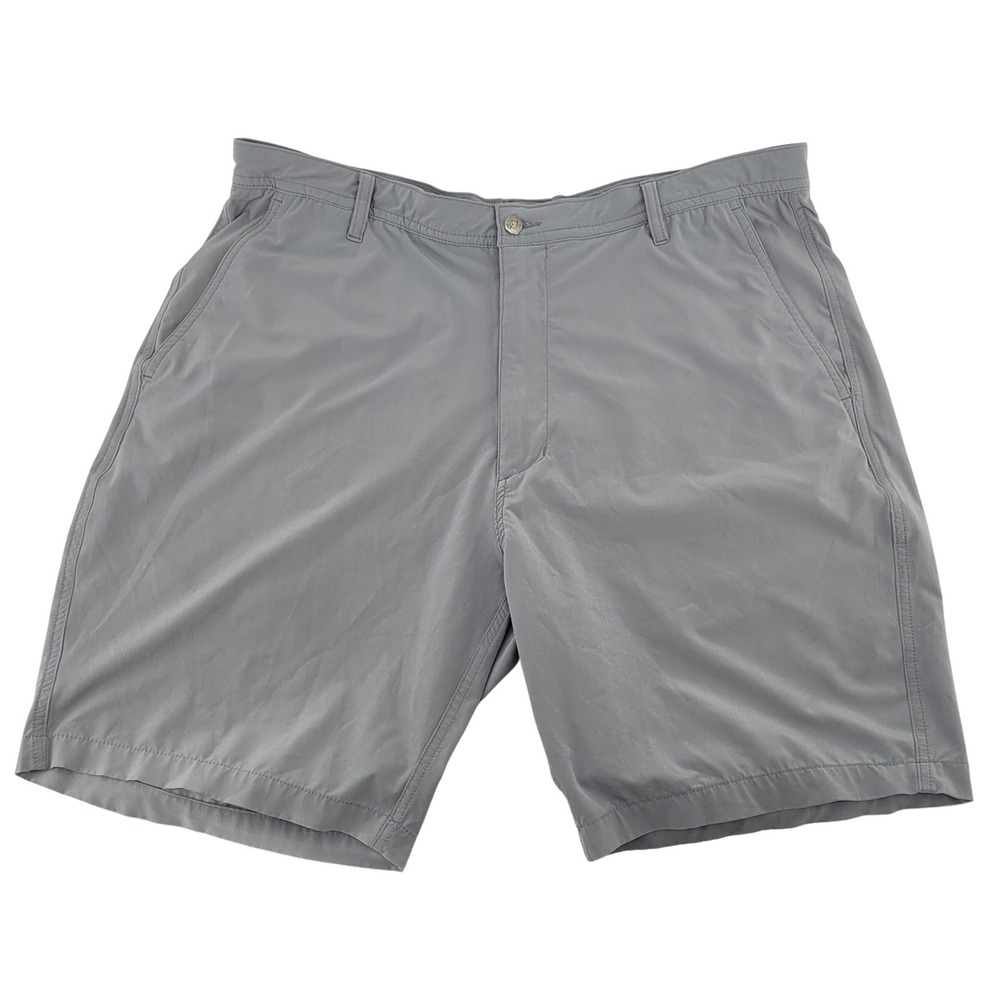 FootJoy FJ Golf Shorts Mens 38 Gray Polyester Spandex Stretch‎ Flat Front